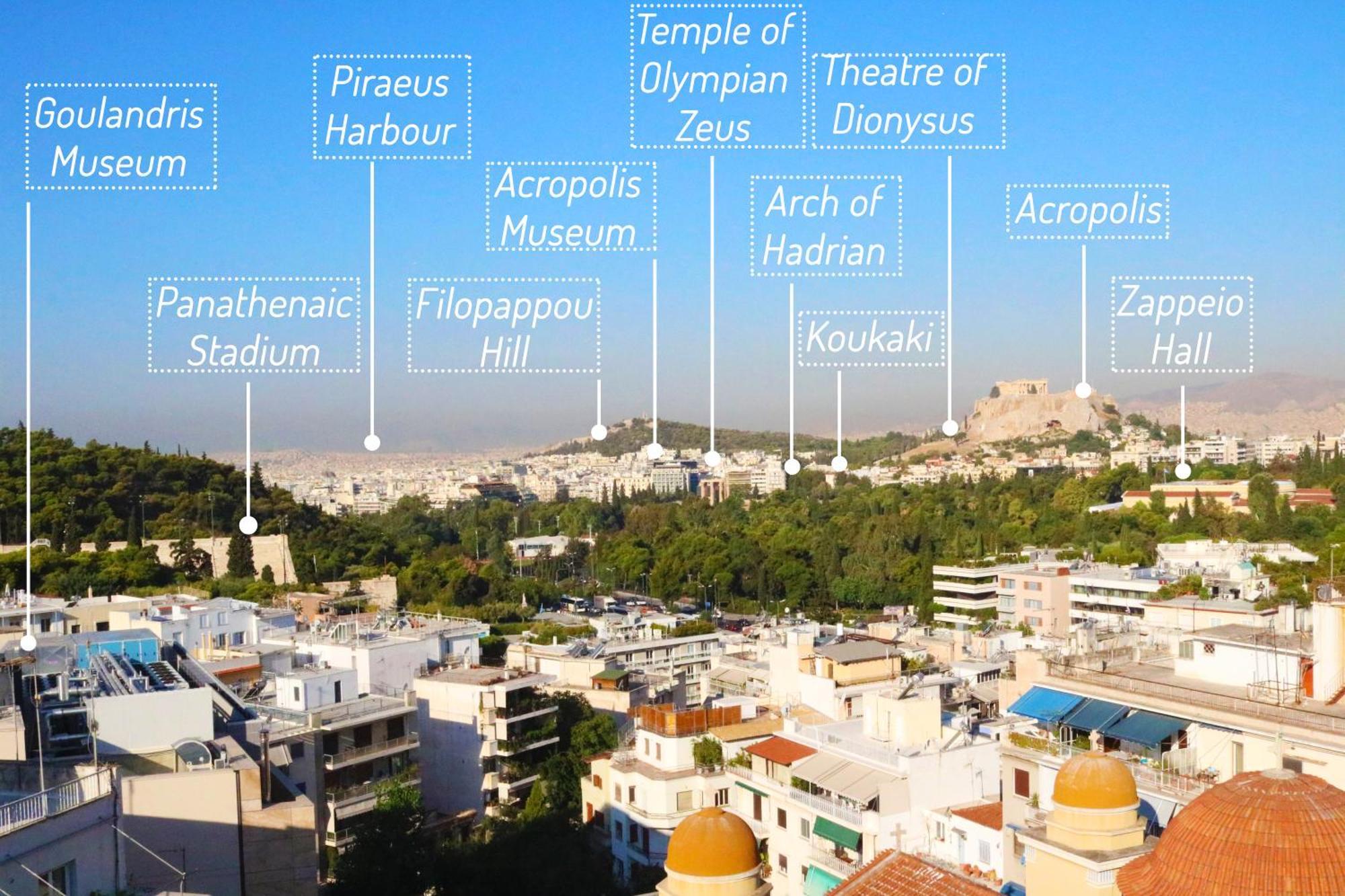 Apartamento Penthouse With Acropolis View Atenas Exterior foto