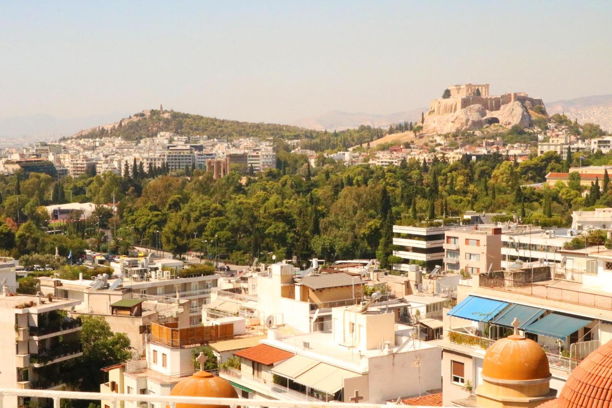 Apartamento Penthouse With Acropolis View Atenas Exterior foto