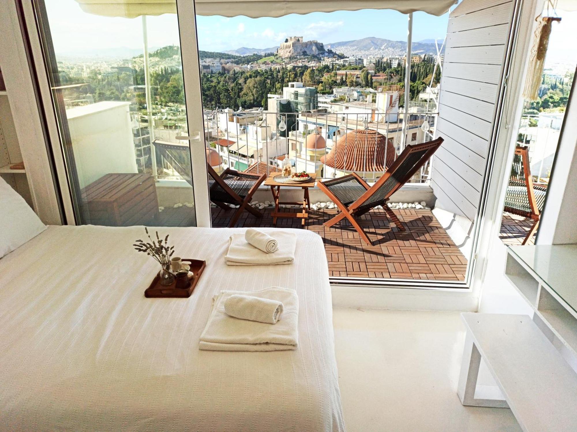 Apartamento Penthouse With Acropolis View Atenas Exterior foto