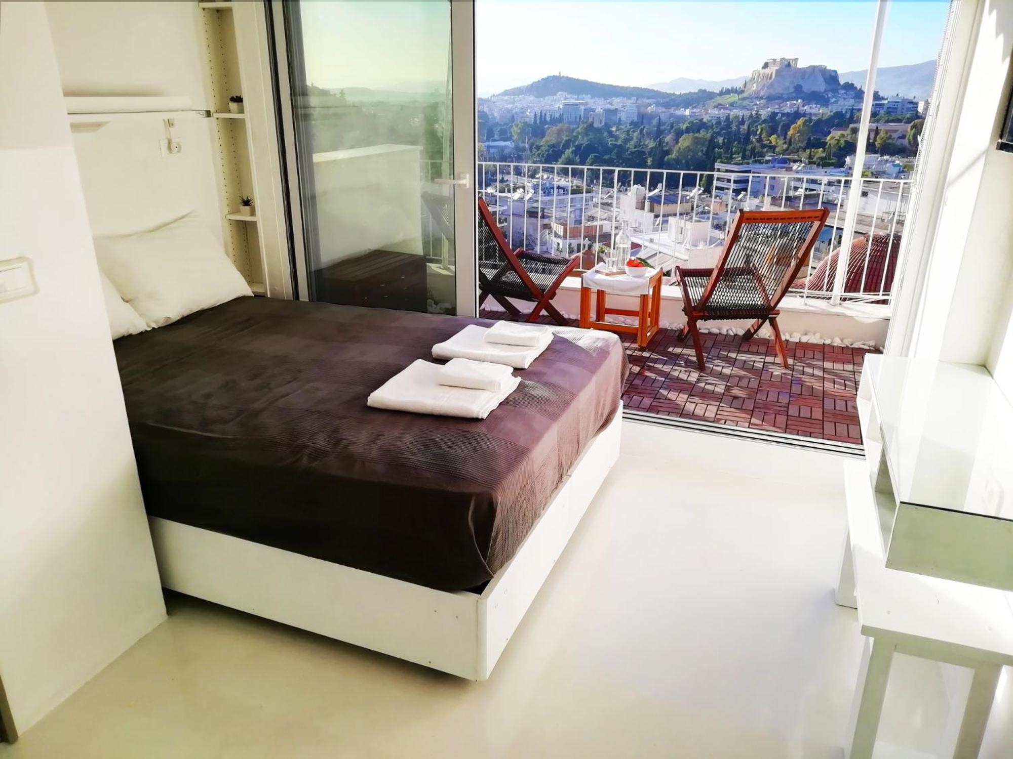 Apartamento Penthouse With Acropolis View Atenas Exterior foto