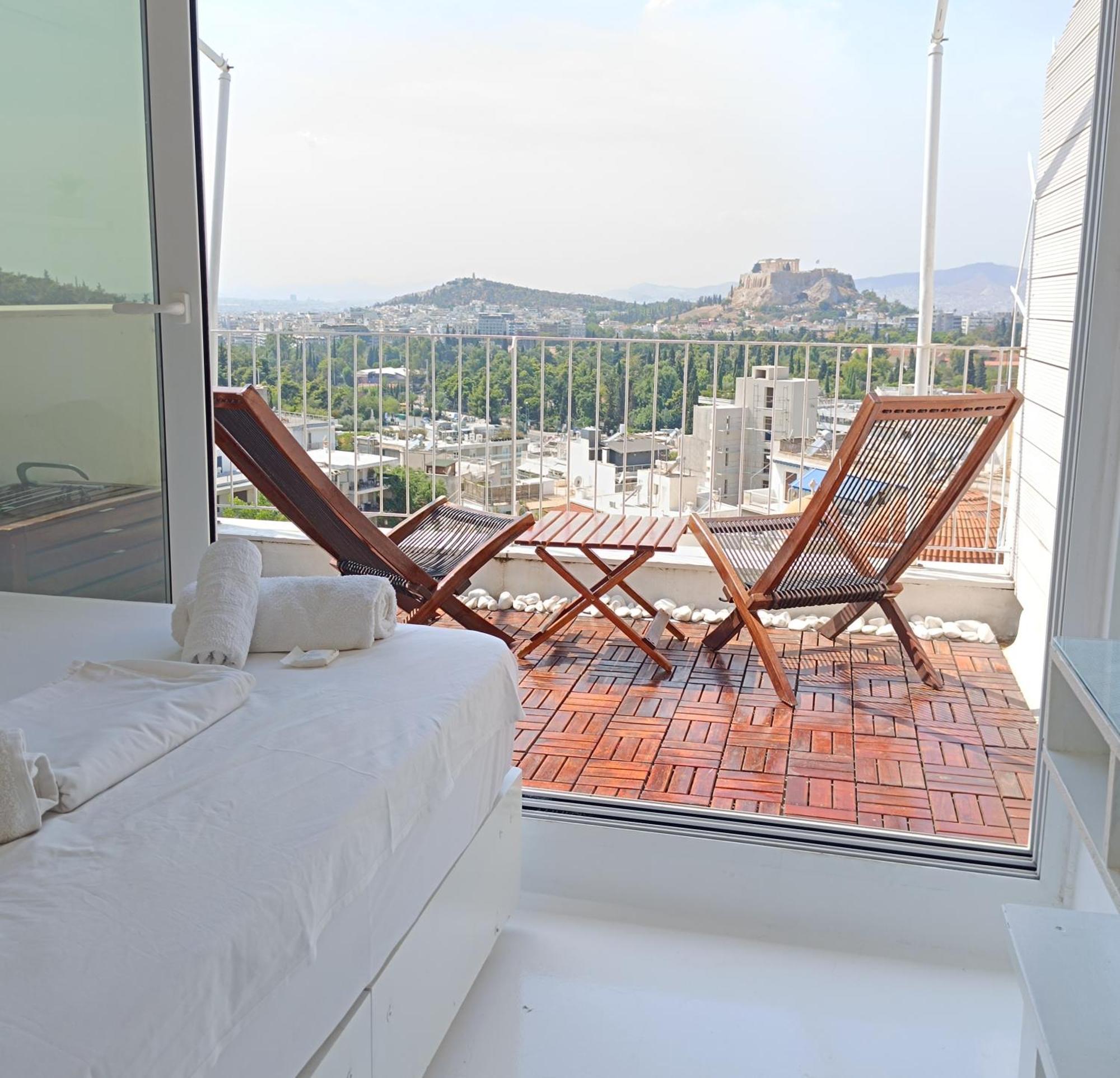 Apartamento Penthouse With Acropolis View Atenas Exterior foto